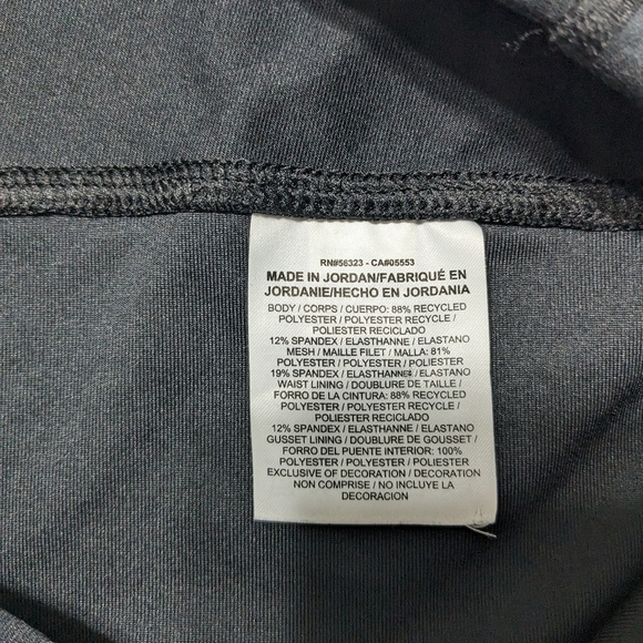 Nike Power Victory Crop Colorblock and Mesh Leggings Training Tights Size L - Picture 10 of 11